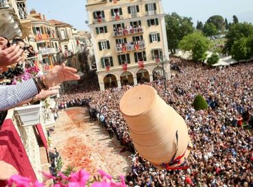 Korfu Paskalya Çömlek Kırma Festivali Rotası
